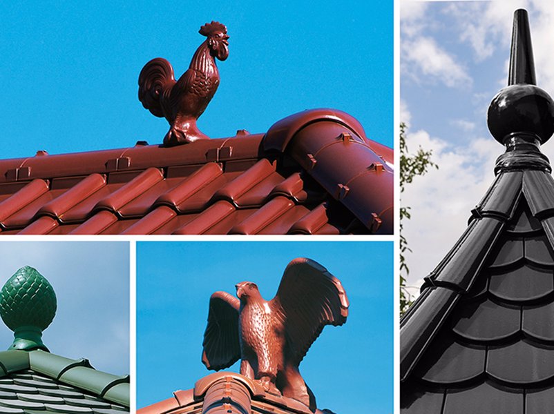 Ceramiczne ozdoby dachowe – piękne zwieńczenie dachu