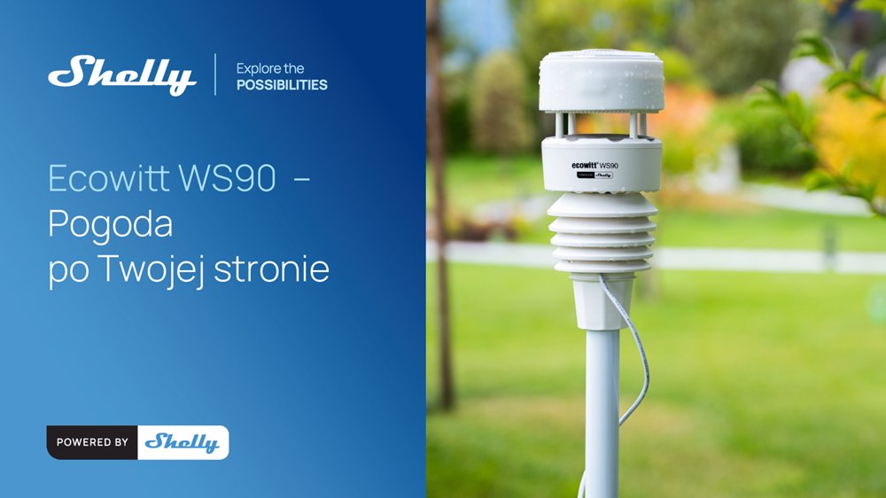 Grupa Shelly prezentuje Ecowitt WS90 – krok w stronę zrównoważonej przyszłości dzięki inteligentnej integracji domu  z naturą