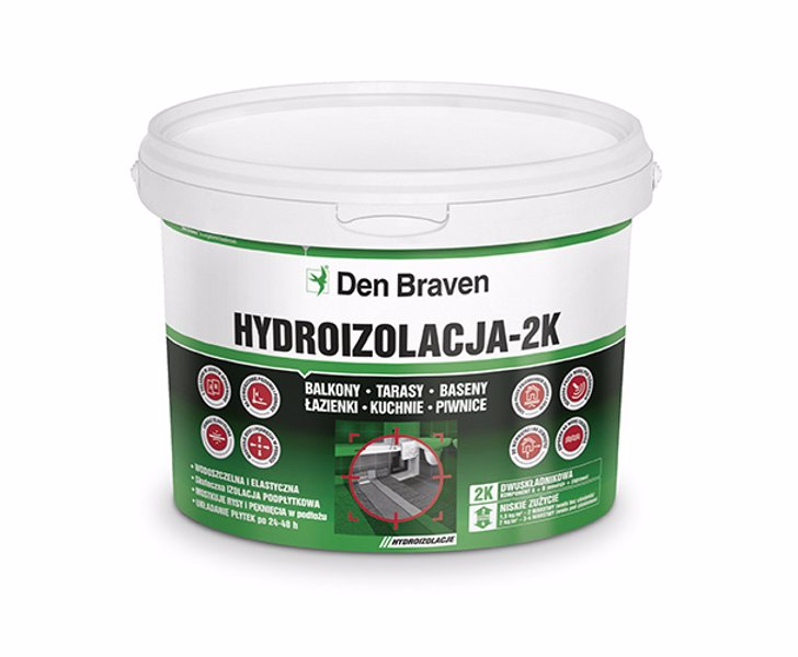 Szczelność na sto procent – Hydroizolacja-2K firmy Den Braven